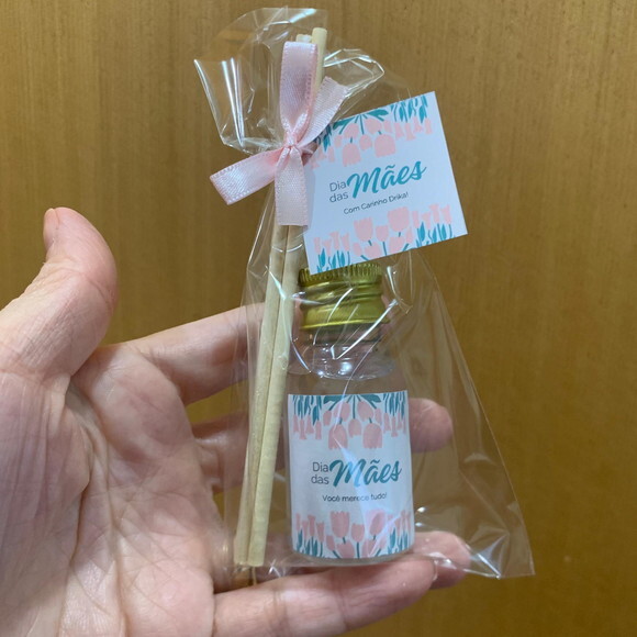 Brinde Dia das Mães Mini Aromatizador com Logo