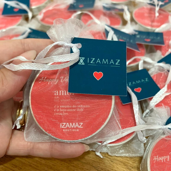 Brinde Empresarial Vela Aromática Organza
