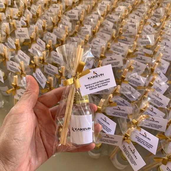 Brinde Final de Ano Natal Mini Aromatizador Ambientes