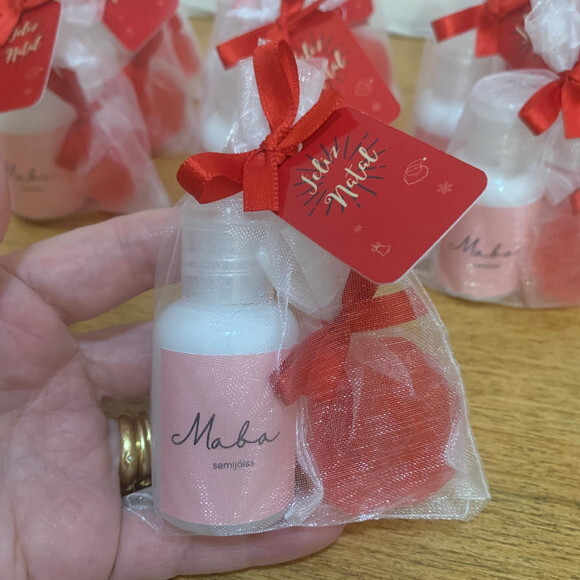 Brinde Natal Mini Creme Hidratante + Sabonetinho de Rosa