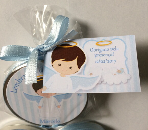 Latinhas Mint to be Batizado Anjinho