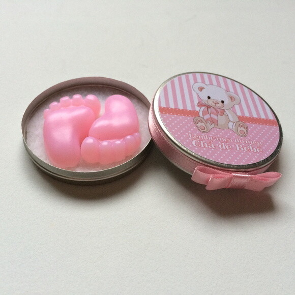 Latinhas Mint to be Chá de Bebê Ursinha