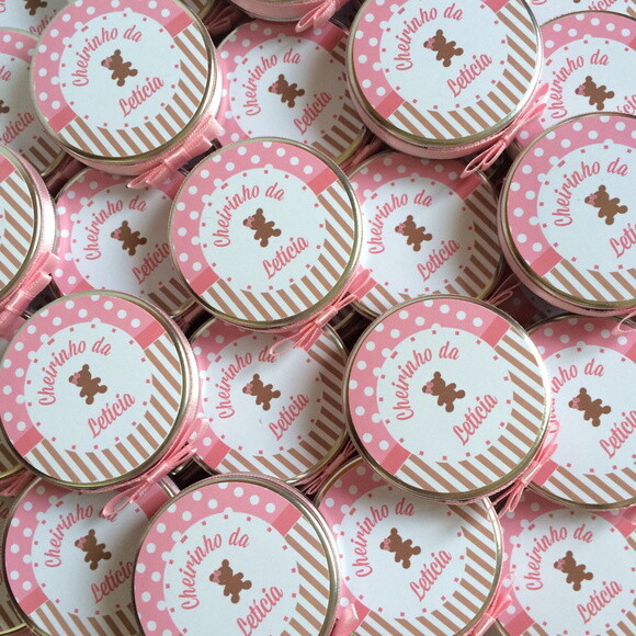 Latinhas Mint to be Ursinha rosa/marrom