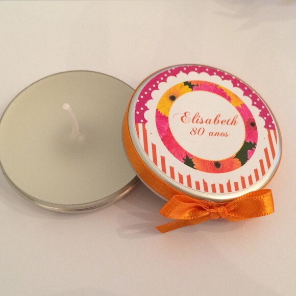 Lembrança 80 Anos Vela Aromática