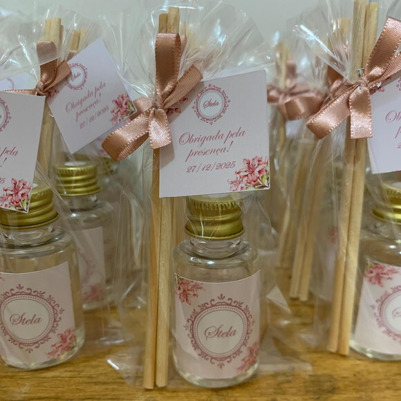 Lembrança Aniversário Aromatizador Floral Rosê