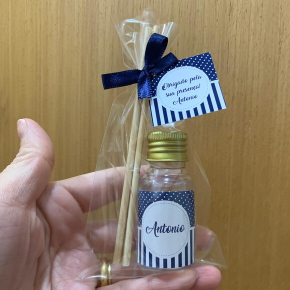 Lembrança Chá de Bebê Aromatizador Azul