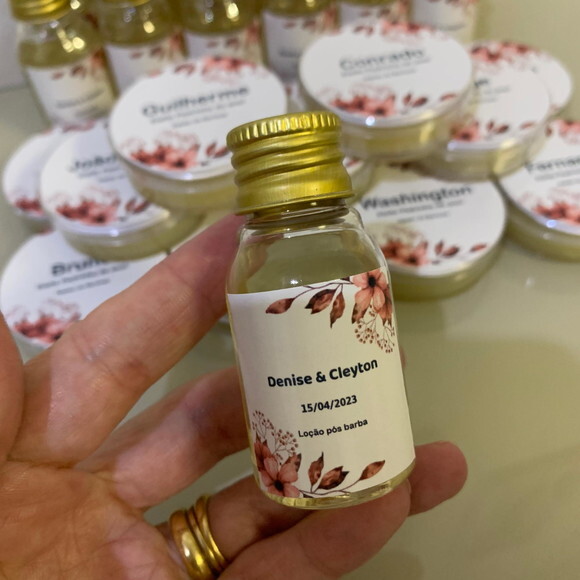 Lembrança Padrinho Casamento Sabão Barbear + Loção Pós Barba