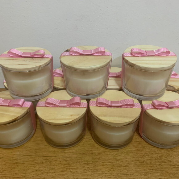 Lembrança Vela Vegetal Aromática Pote Vidro