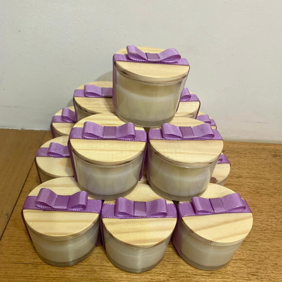 Lembrança Vela Vegetal Aromática Pote Vidro