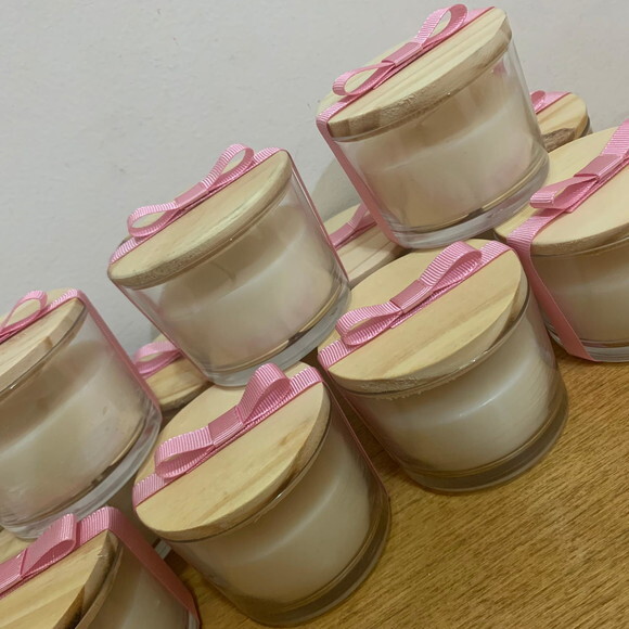 Lembrança Vela Vegetal Aromática Pote Vidro