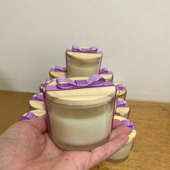 Lembrança Vela Vegetal Aromática Pote Vidro