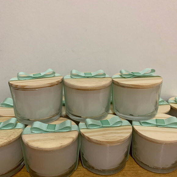Lembrança Vela Vegetal Aromática Pote Vidro