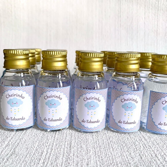 Lembrancinha Aromatizador Chuva de Bençãos azul