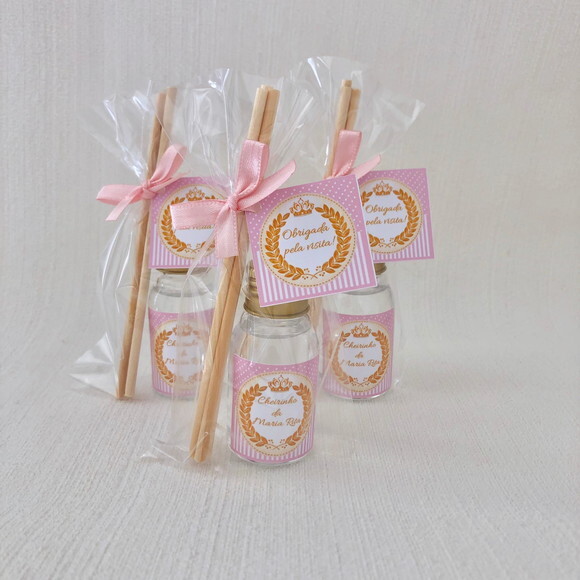 Lembrancinha Aromatizador Coroa Rosa