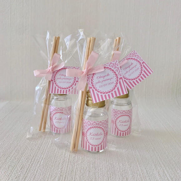 Lembrancinha Aromatizador Coroa Rosa