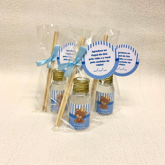 Lembrancinha Aromatizador Urso rei