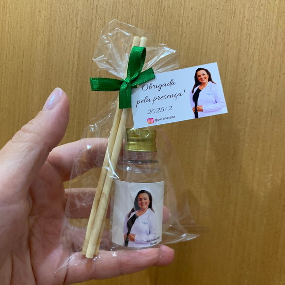 Lembrancinha Formatura Psicologia Mini Aromatizador