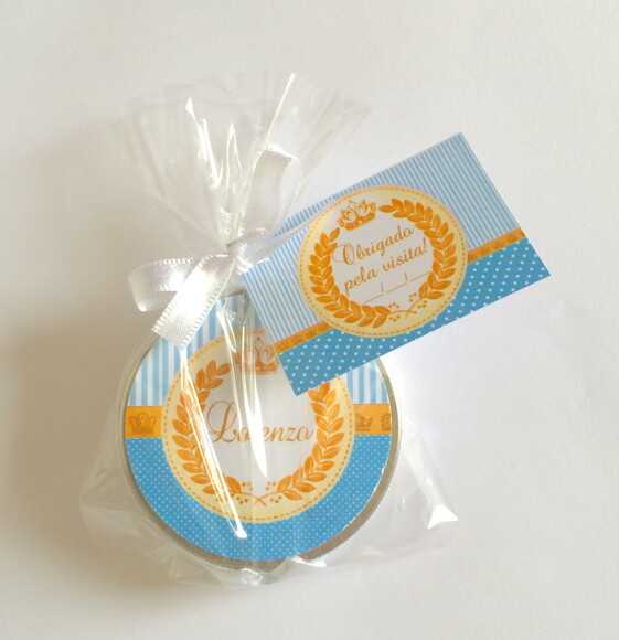 Lembrancinha Latinhas Mint to be Príncipe Azul