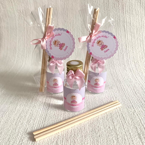 Lembrancinha Maternidade Aromatizador Ursinha Princesa