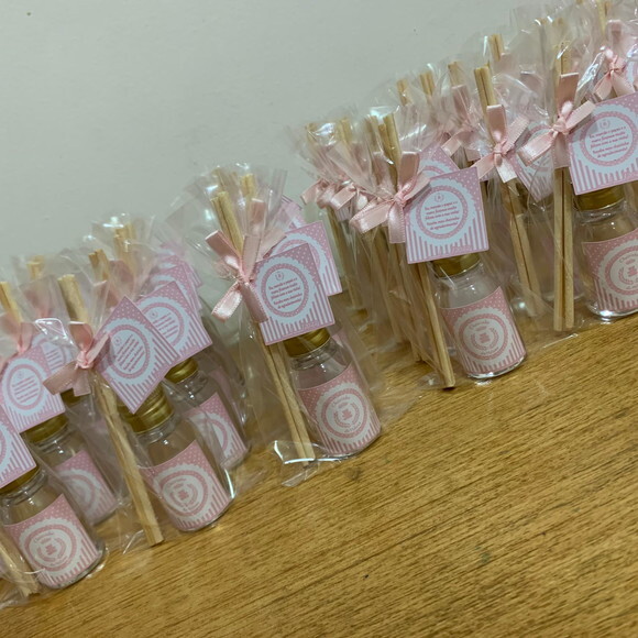 Lembrancinha Maternidade Aromatizador Ursinha Rosa