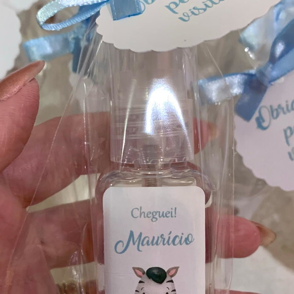 Lembrancinha Maternidade Home Spray Safari