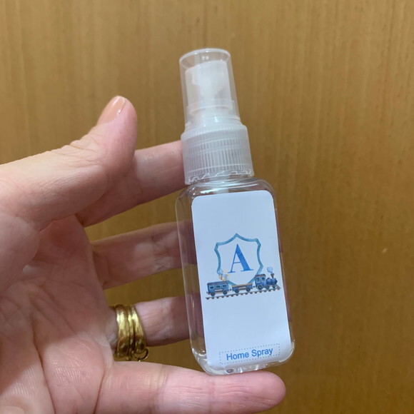 Lembrancinha Maternidade Home Spray sem Embalagem Trenzinho