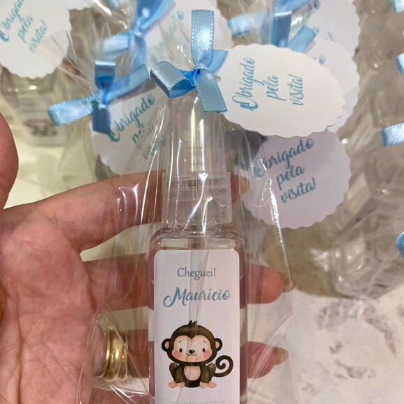 Lembrancinha Maternidade Home Spray Safari