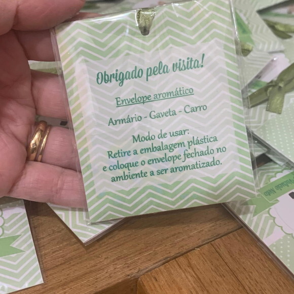 Lembrancinha Maternidade Sachê Aromático para Gavetas Safari