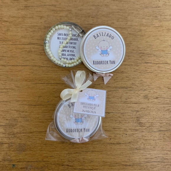 Lembrancinha para Batizado Mini Terço