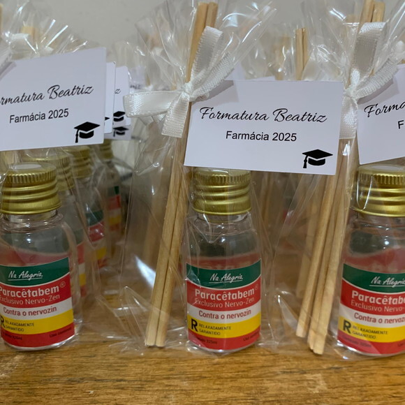 Mini Aromatizador Lembrança Formatura Farmácia