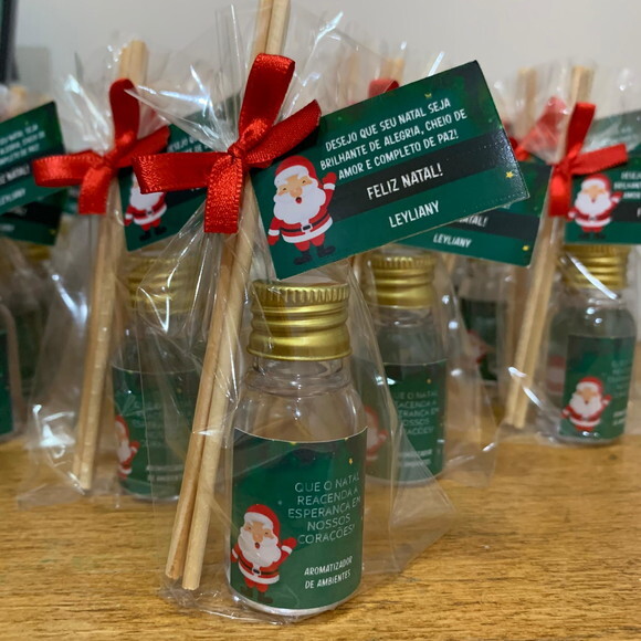 Mini Aromatizador Lembrancinha de Natal
