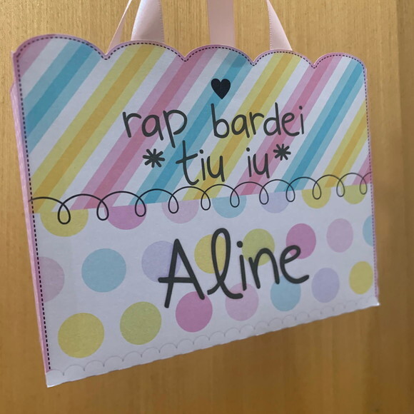 Sacolinha 14,5x18,5x6,5 Aniversário Flork