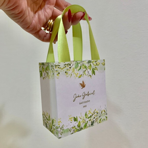 Sacolinha personalizada Batizado