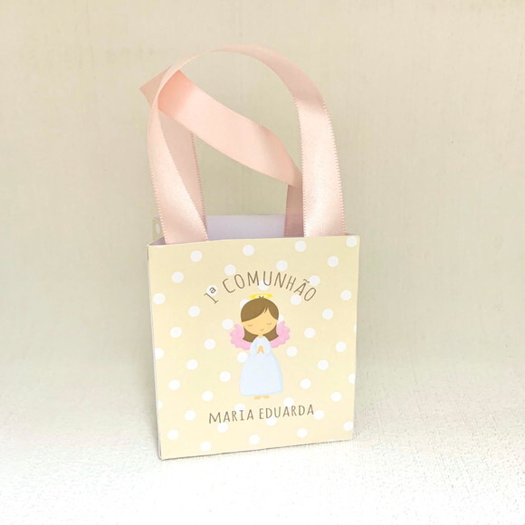 Sacolinha personalizada Primeira comunhão / batizado