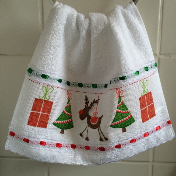 Toalha Lavabo Natal