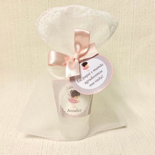Álcool gel 70% Bailarina Lembrancinha Maternidade