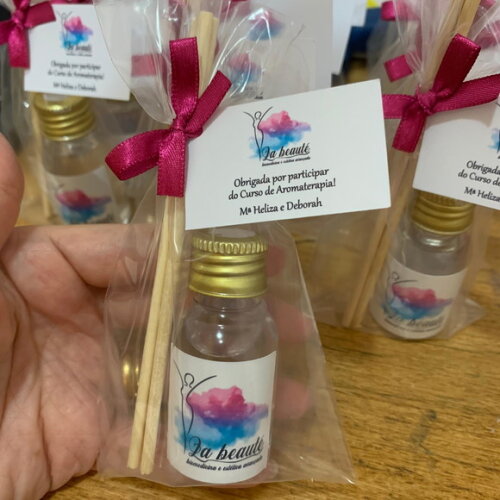 Brinde Corporativo Mini Aromatizador com Logo Aromaterapia