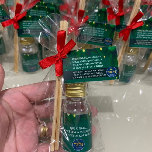 Brinde Corporativo Mini Aromatizador com Logo Natal