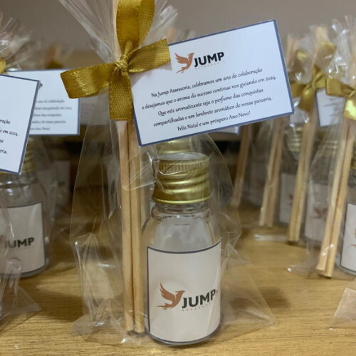Brinde Corporativo Mini Aromatizador com Logo Escritório Adv