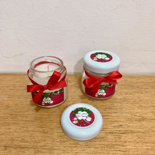 Brinde Corporativo Natal Vela Vegetal Aromática Vidro