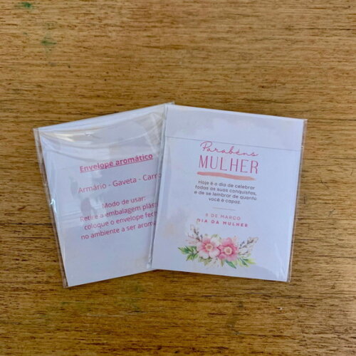 Brinde Dia da Mulher Sachê Aromático