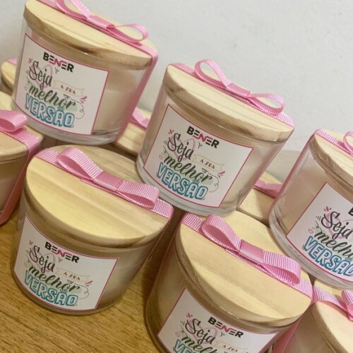 Brinde empresarial Dia das Mães Vela Aromática