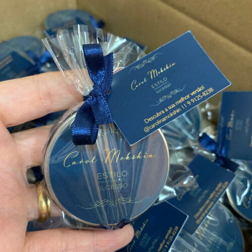 Brinde Empresarial Vela Aromática com Logo