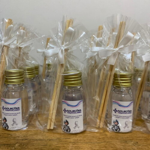 Brinde Janeiro Branco Mini Aromatizador com Logo