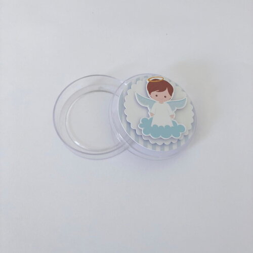 Latinha personalizada 3D Anjinho Batizado