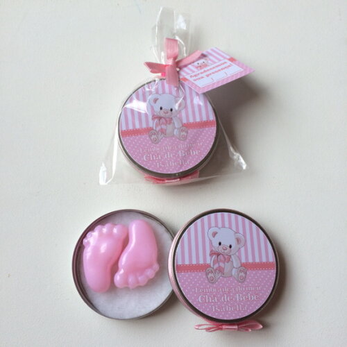 Latinhas Mint to be Chá de Bebê Ursinha