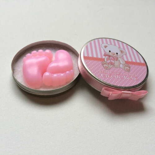 Latinhas Mint to be Chá de Bebê Ursinha