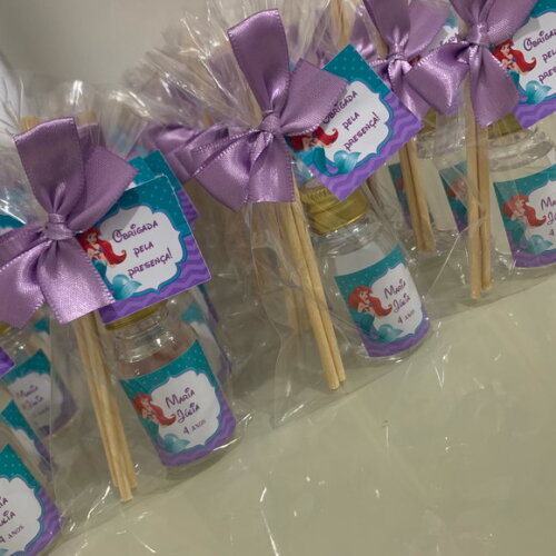 Lembrança Aniversário Aromatizador Pequena Sereia Ariel