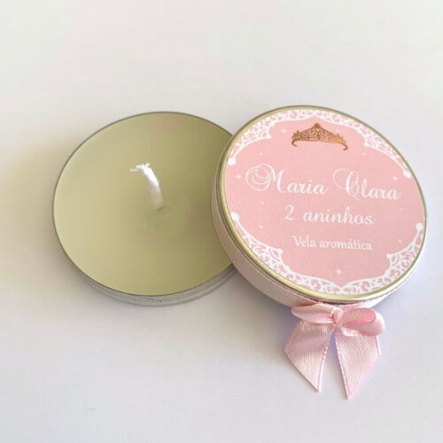 Lembrança aniversário Vela Aromática realeza