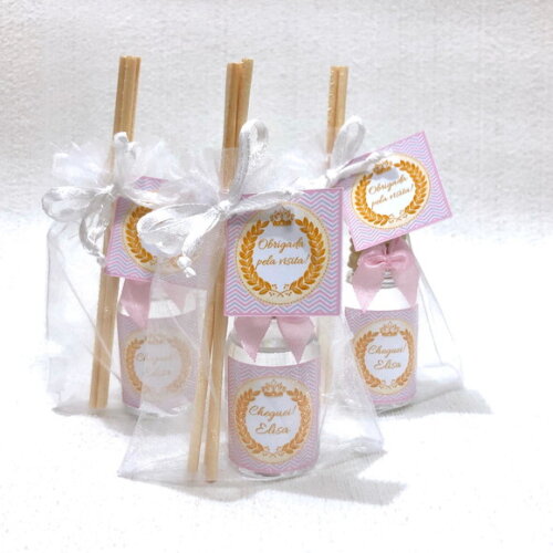 Lembrança Maternidade Aromatizador Realeza Coroa Rosa